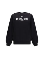 Black Logo Crew Neck Sweatshirt 1