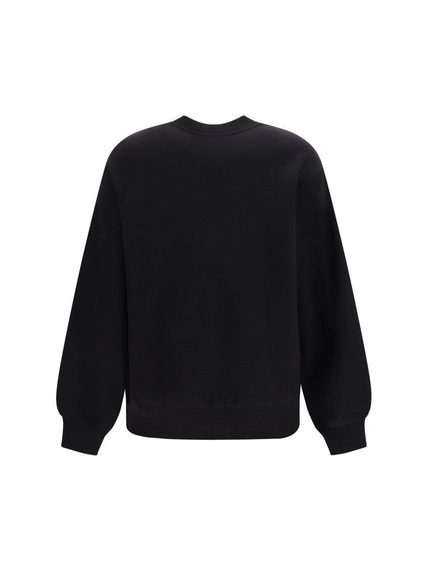 Black Logo Crew Neck Sweatshirt 2
