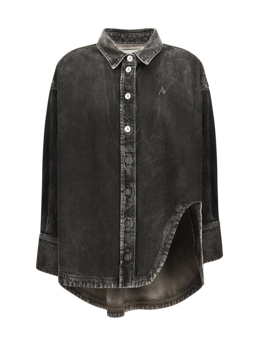 Black Oversized Solid Shirt 1