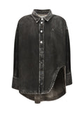 Black Oversized Solid Shirt 1