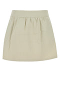 Beige Jersey Skirt 1