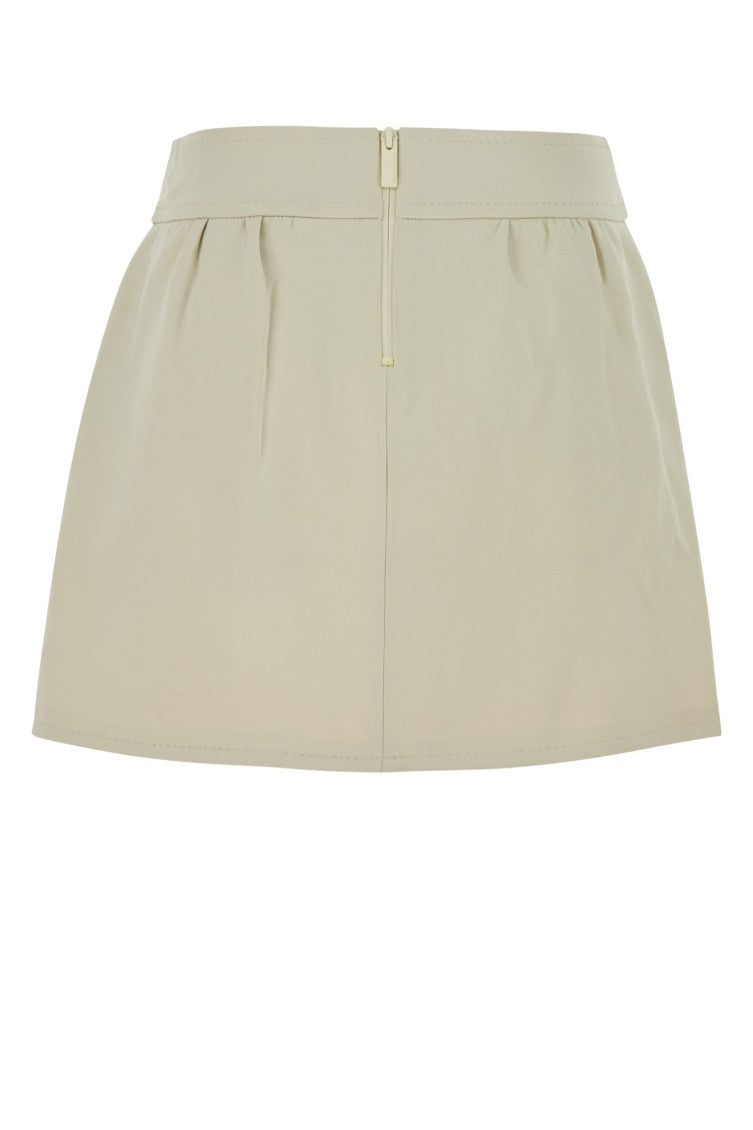 Beige Jersey Skirt 2
