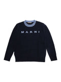 Boys Blue Logo Sweater 1