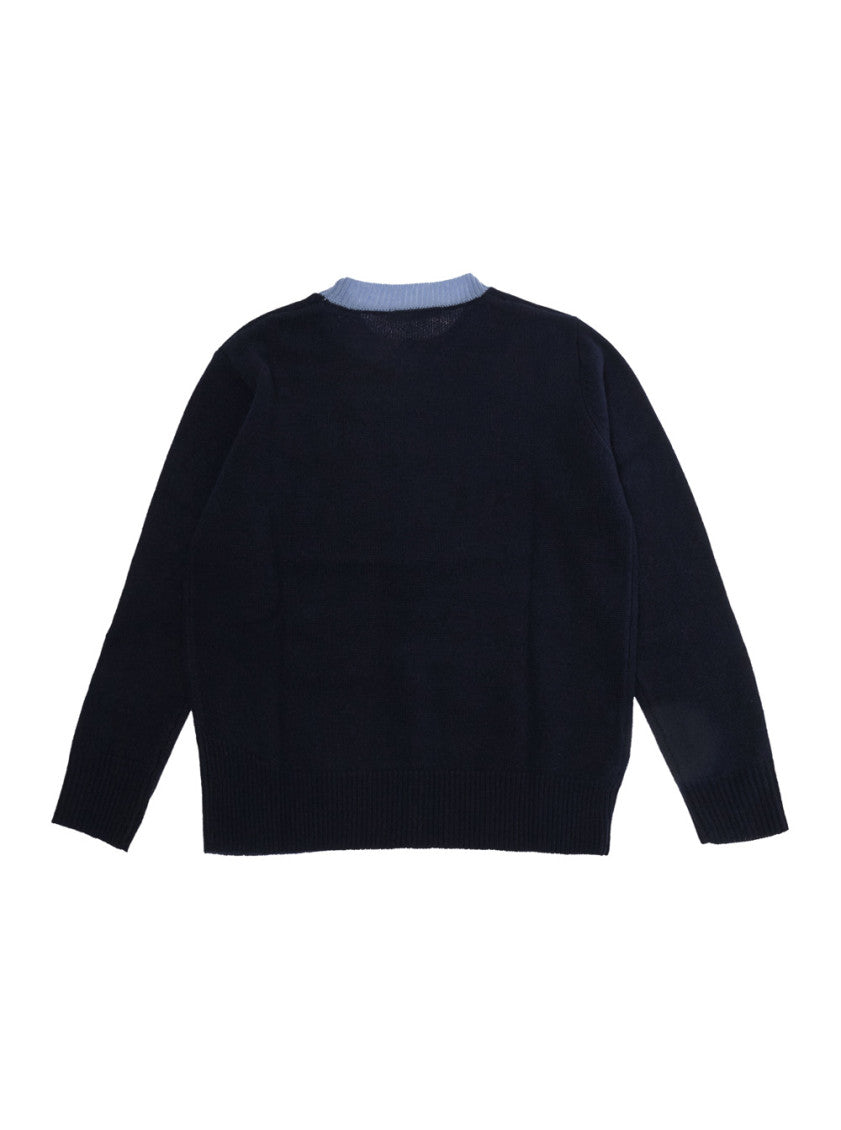 Boys Blue Logo Sweater 2