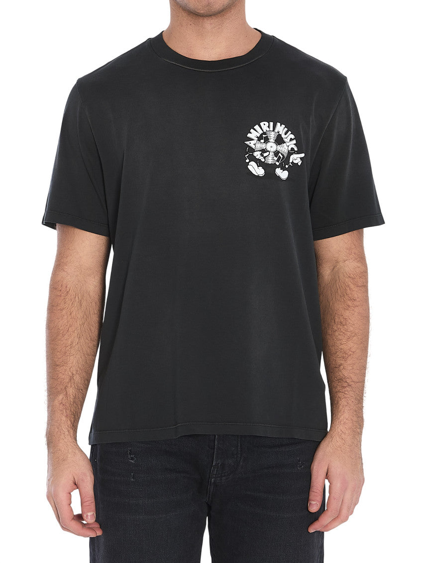 Black Crew Neck T-Shirt 1