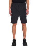 Black Regular Solid Shorts 1