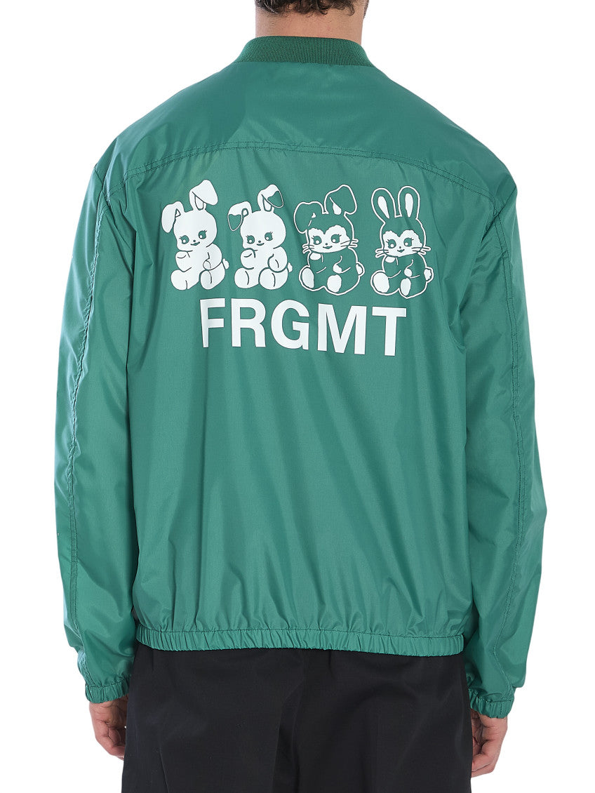 Green Logo Bomber Jacket 3