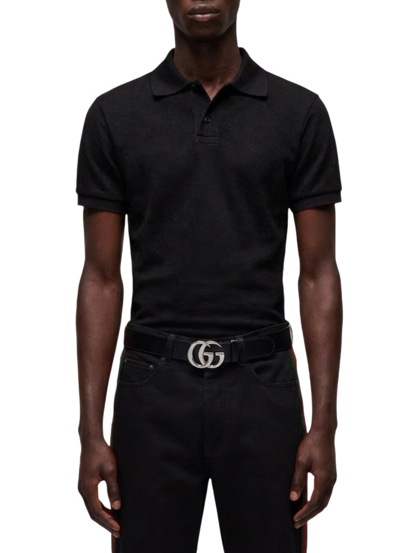 Black Shirt Collar Polo 1