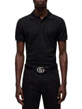 Black Shirt Collar Polo 1