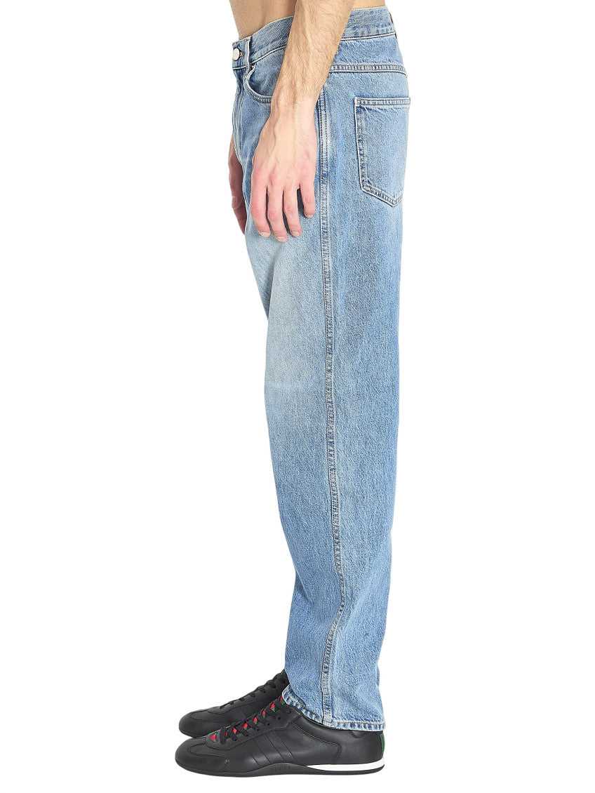 Light Blue Mid Rise Jeans 2