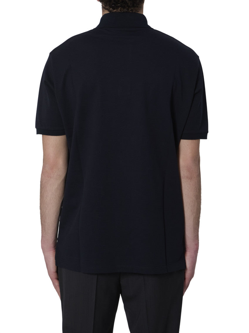 Dark Blue Shirt Collar Polo 3