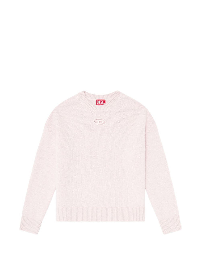 Light Pink Logo Crew Neck Sweater 1