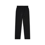 Black Cotton Solid Activewear 1