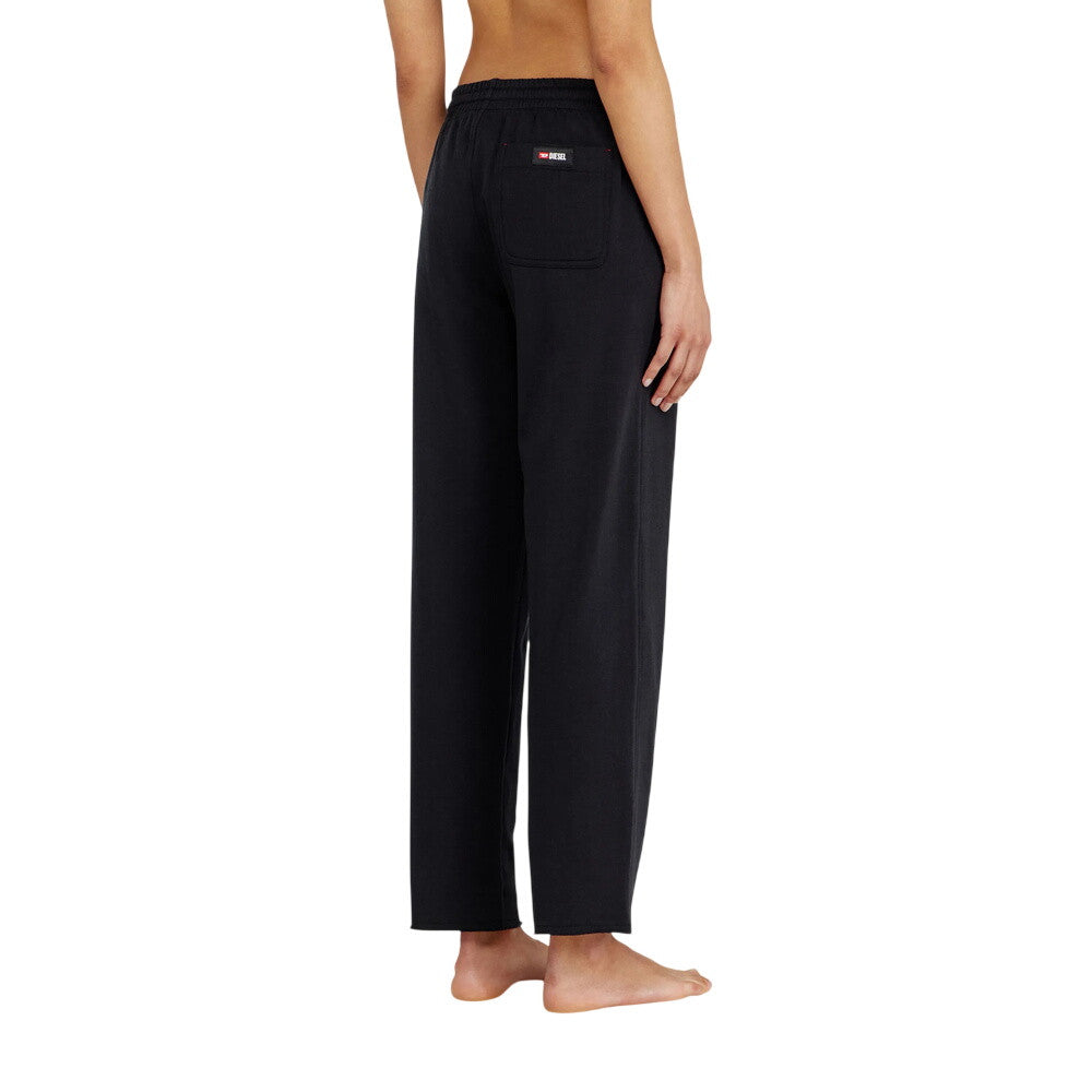 Black Cotton Solid Activewear 2