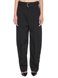 Black Tapered Pleated Pants 1