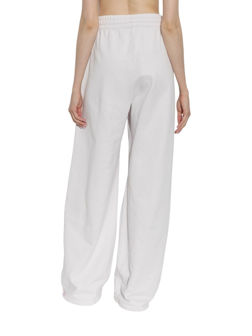 White Cotton Solid Activewear 3