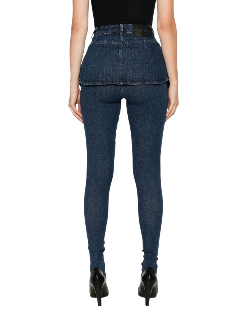 Navy Skinny High Rise Jeans 3