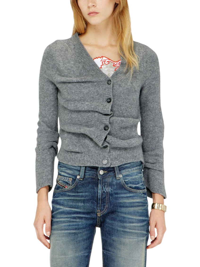 Grey V Neck Sweater 1