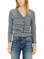 Grey V Neck Sweater 1