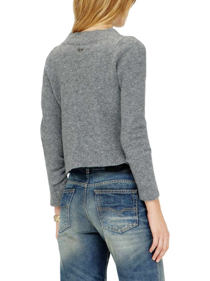 Grey V Neck Sweater 2