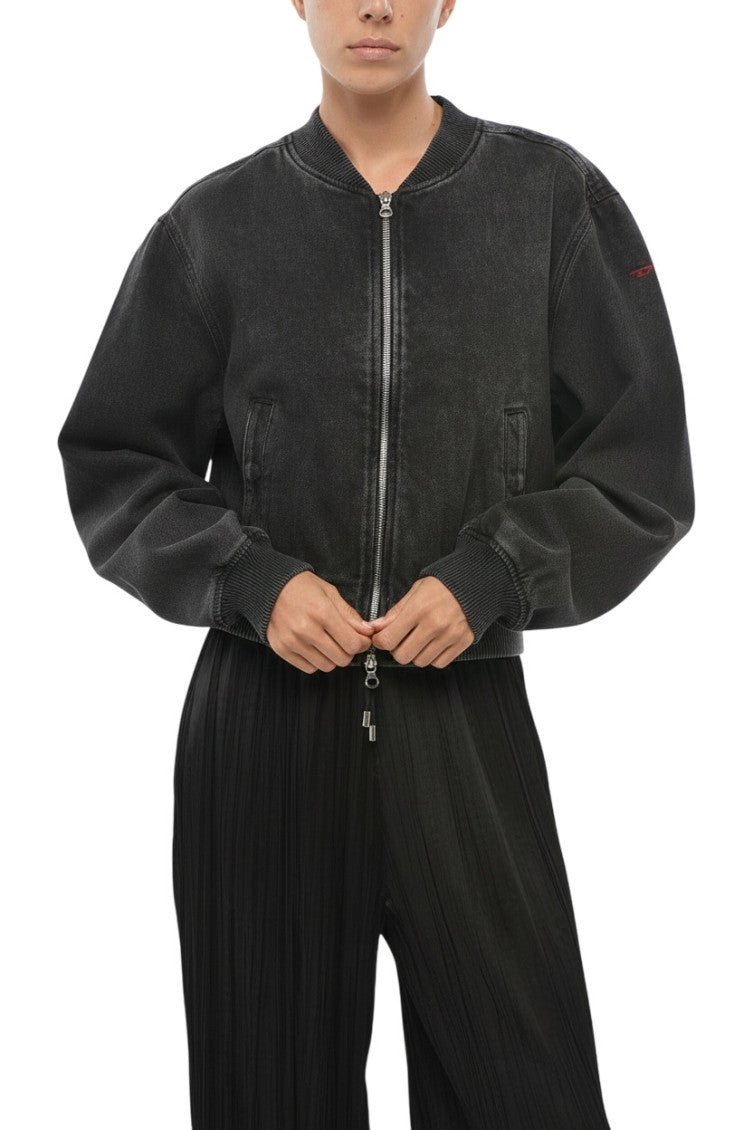 Black Band Collar Jacket 1