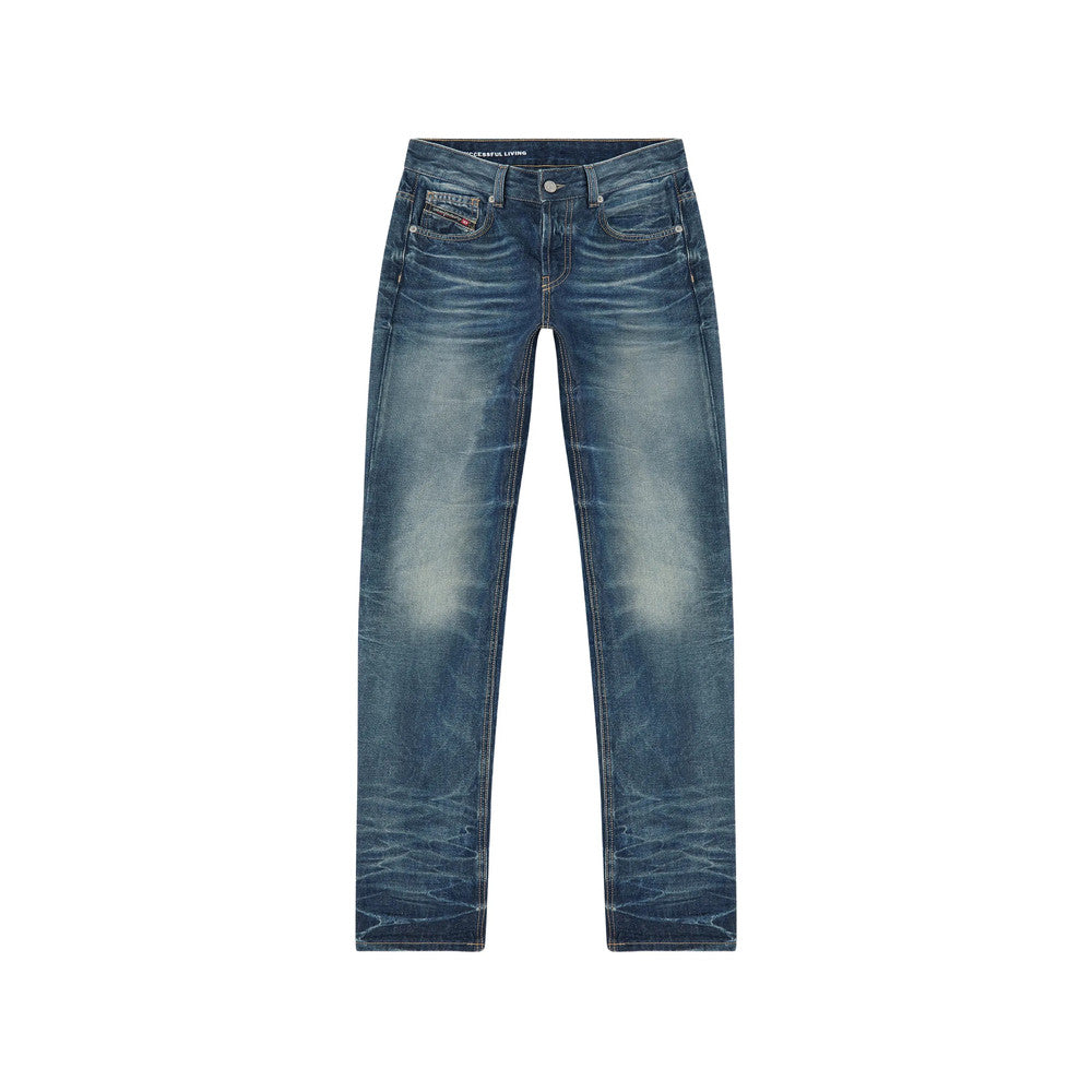 Blue Regular Mid Rise Jeans 3
