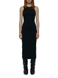 Black Crew Neck Midi Dress 1