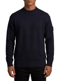 Navy Blue Crew Neck Sweater 1