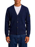 Navy Blue V Neck Cardigan 1