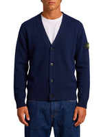 Navy Blue V Neck Cardigan 1