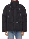 Black Solid Parka Jacket 1