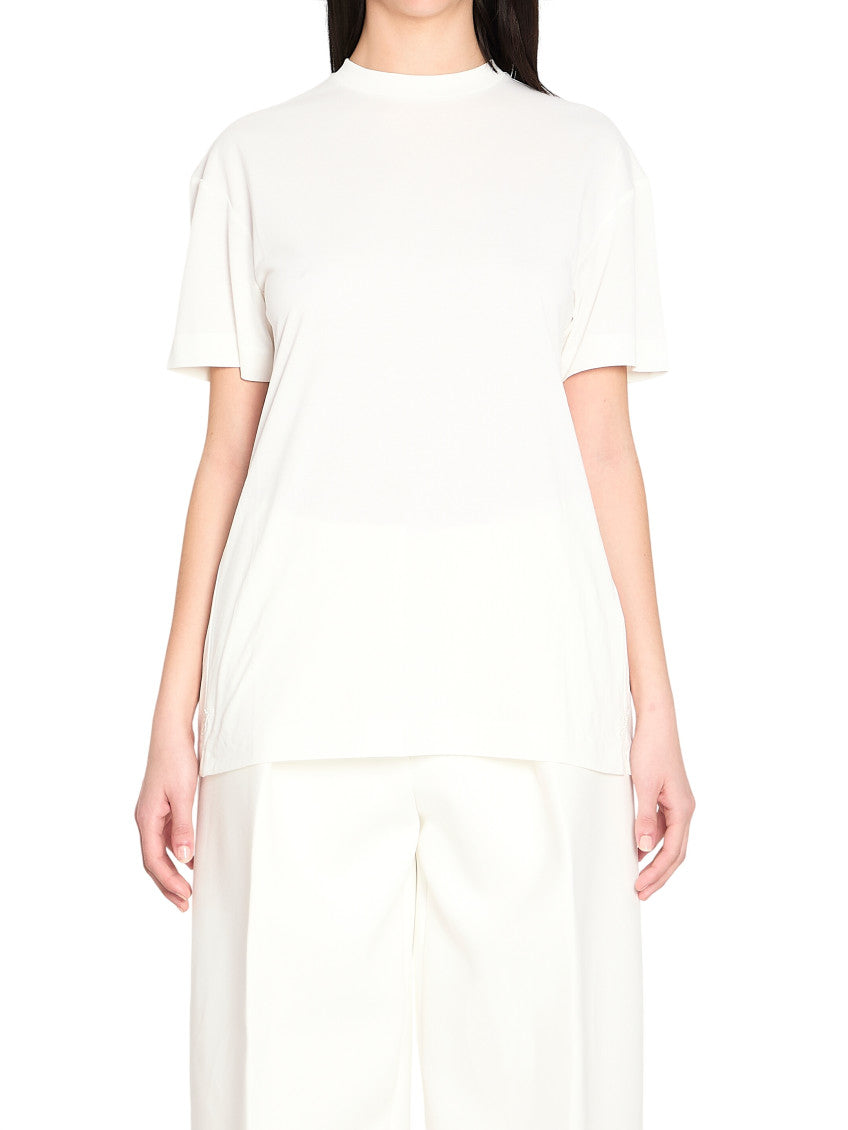 White Crew Neck T-Shirt 1