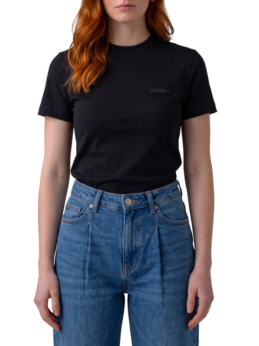 Black Crew Neck T-Shirt 1