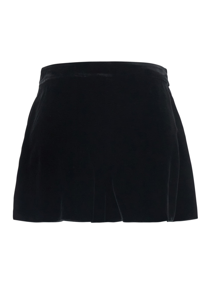 Black Solid Shorts 2