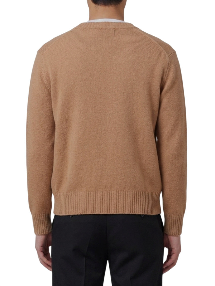 Beige V Neck Cardigan 3