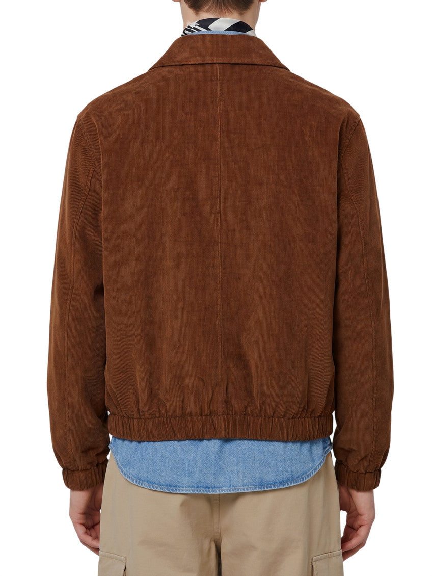 Brown Corduroy Logo Jacket 3