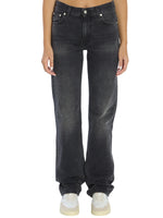 Black Regular Mid Rise Jeans 1