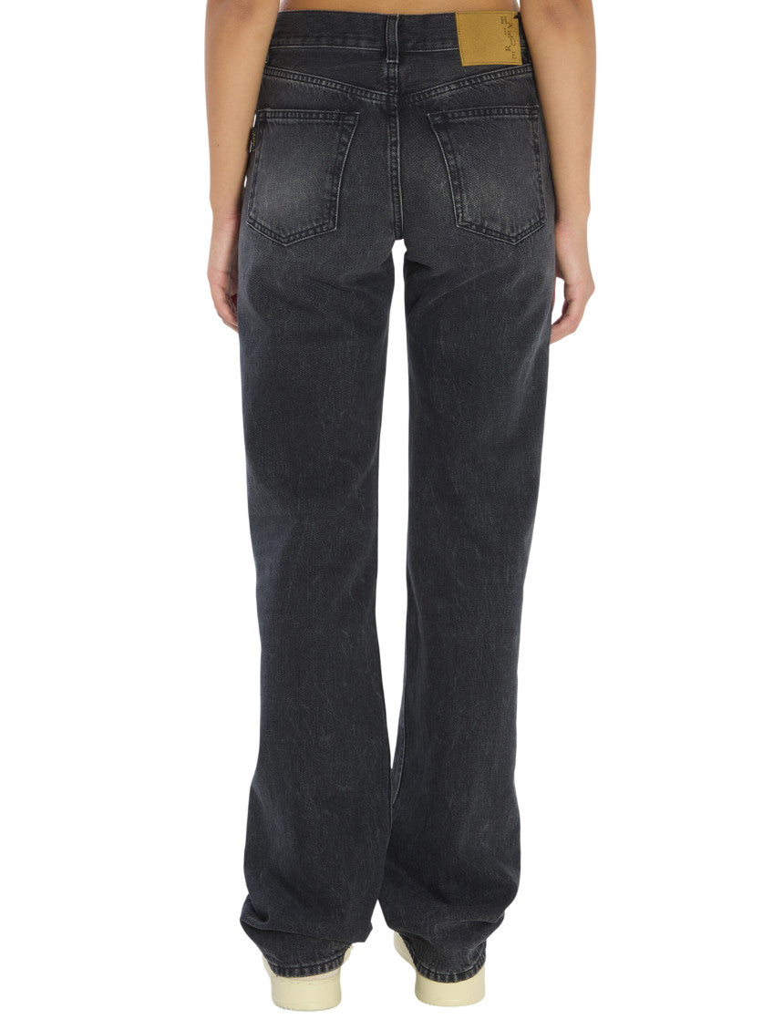 Black Regular Mid Rise Jeans 2