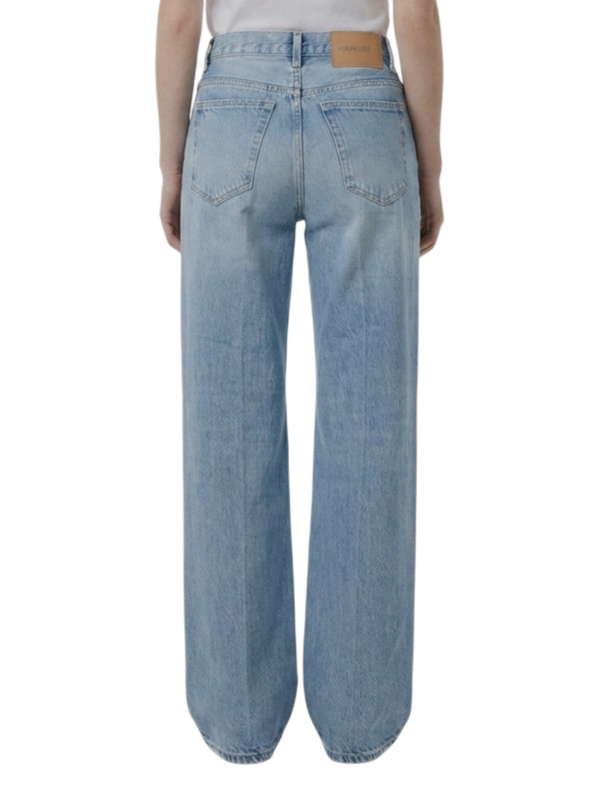 Blue Straight High Rise Jeans 2