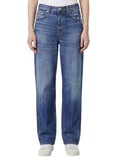 Blue Straight High Rise Jeans 1