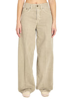 Beige Regular Mid Rise Jeans 1