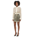 Beige Above Knee Skirt 1
