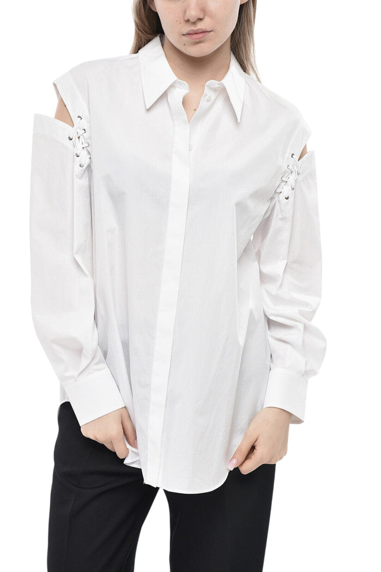 White Regular Solid Shirt 1