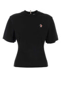 Black Crew Neck Logo T-Shirt 1