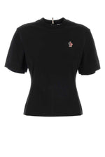 Black Crew Neck Logo T-Shirt 1