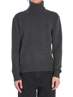 Dark Grey Knitted Sweater 1