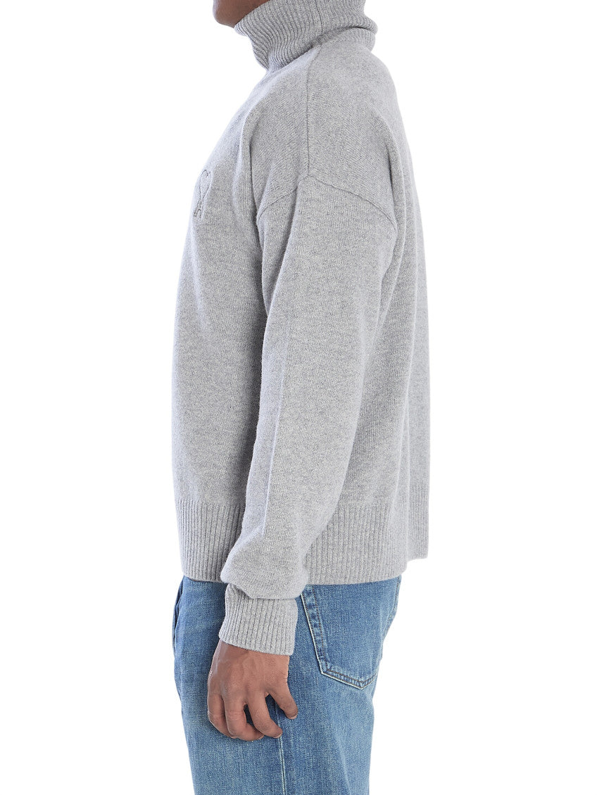 Grey Turtle Neck Sweater 2