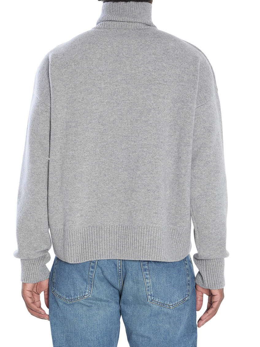 Grey Turtle Neck Sweater 3