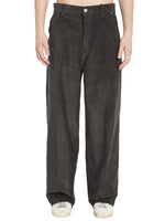 Dark Grey Corduroy Trousers 1