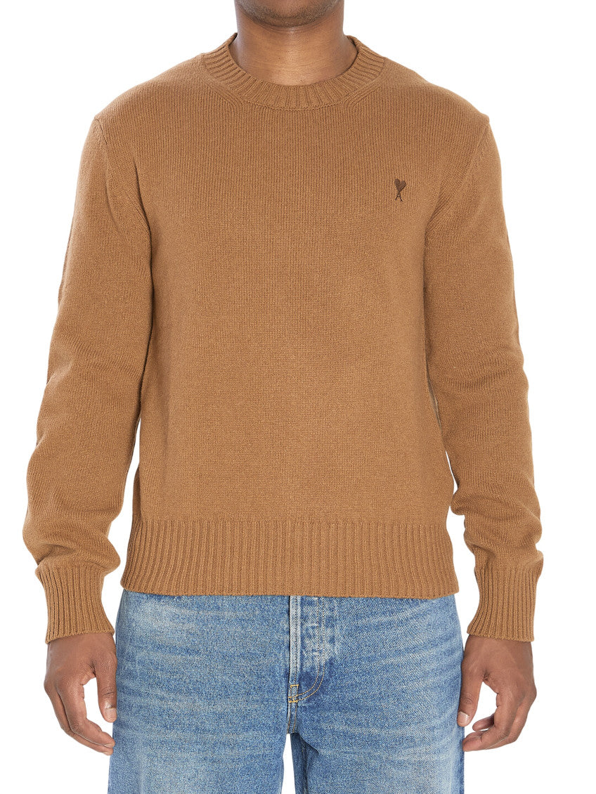 Brown Crew Neck Sweater 1